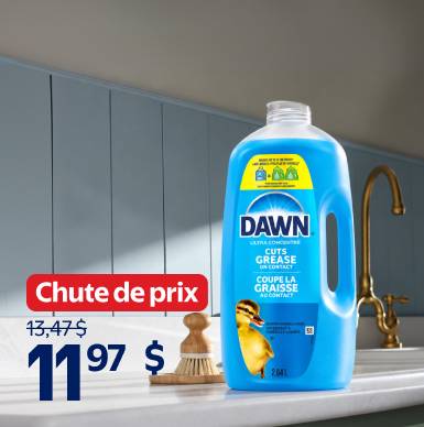 Rabais sur les produits ménagers et plus