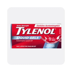 Shop Tylenol liquid gels 18 capsules