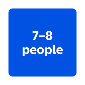 Shop items for 7 to 8 people