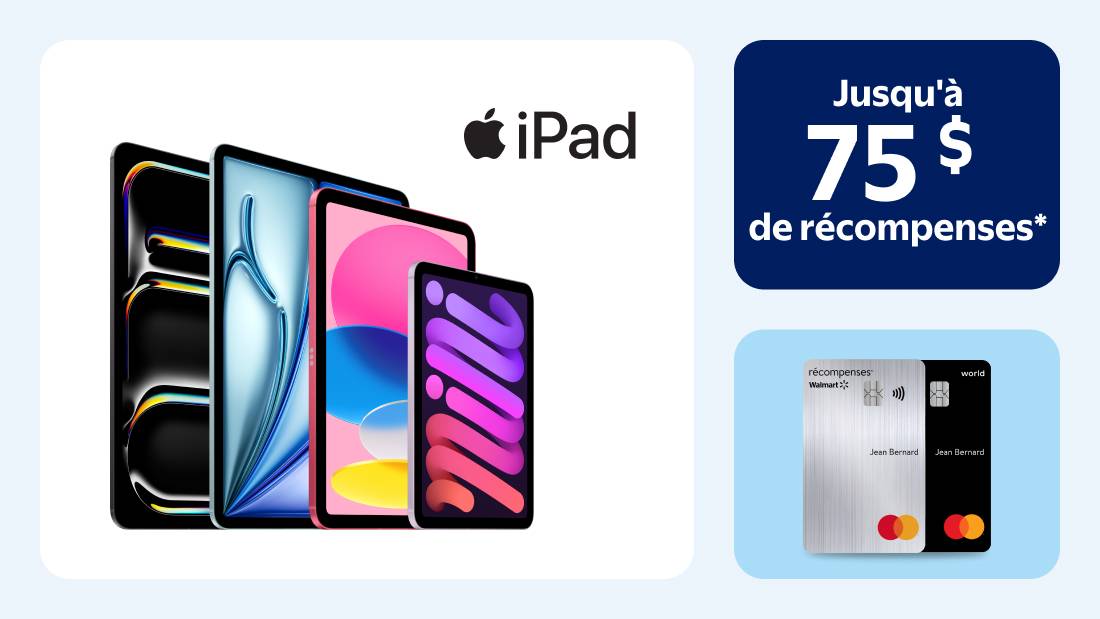 Jusqu'à 75 $ de récompenses*