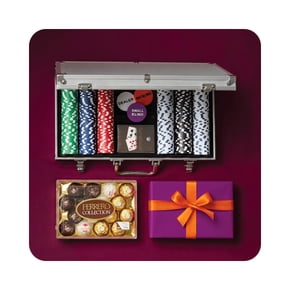 Shop poker set and chocolate gift packs