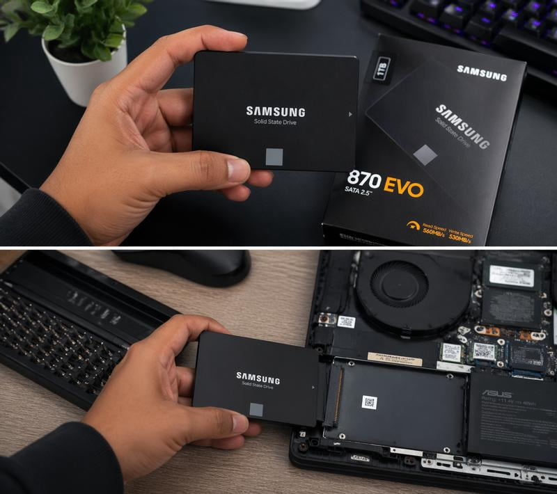 Samsung 870 EVO 1TB SATA III Internal Solid State Drive - English