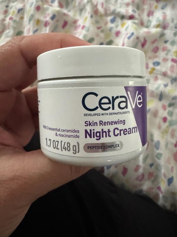 CeraVe Skin Renewing Night Cream 1.7 oz Facial Moisturizer with
