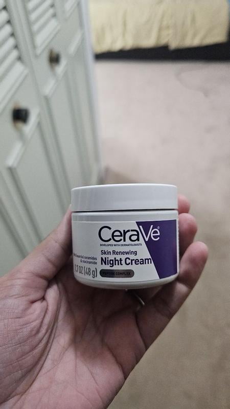 CeraVe Skin Renewing Night Cream 1.7 oz Facial Moisturizer with
