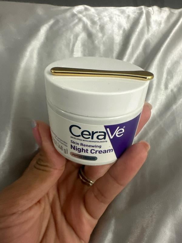 CeraVe Skin Renewing Night Cream, Anti-Aging Night Cream with