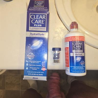 Clear Care Plus Cleaning and Disinfecting Solution with Lens Case