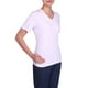 T-shirt à manches courtes et à encolure en V douce d'Alia pour femmes – image 2 sur 3