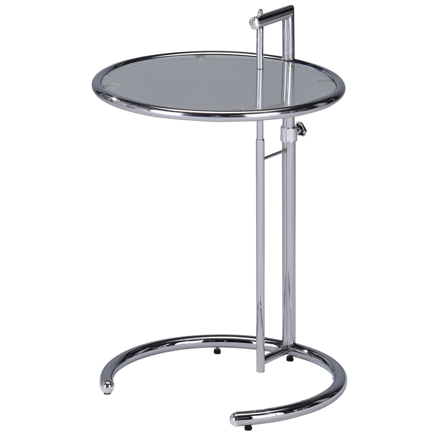 Adjustable height glass/chrome accent table Walmart Canada