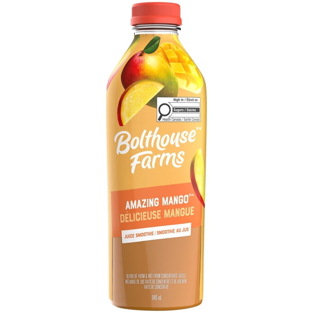 Bolthouse Farms Amazing Mango Fruit Juice Smoothie, 946 mL