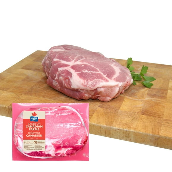 Maple Leaf Fresh Boneless Pork Shoulder Roast, 1 Roast, 0.75 - 1.35 KG