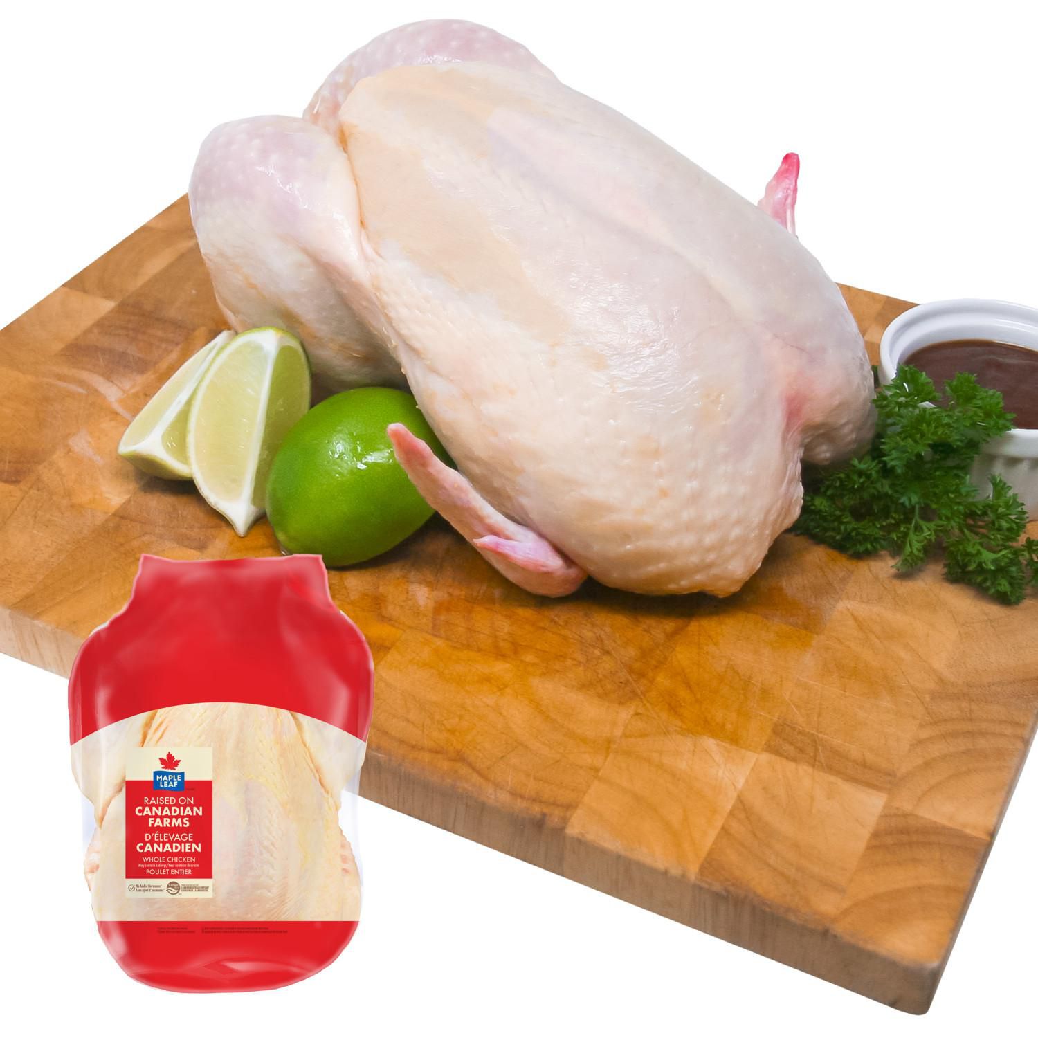 Maple Leaf Whole Chicken, 1 Whole Chicken, 1.24 - 2.04 KG