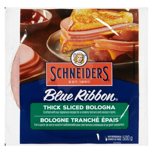 Schneiders Blue Ribbon Thick Sliced Bologna, 500 g