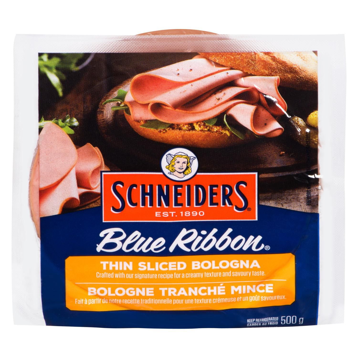 Schneiders Blue Ribbon Thin Sliced Bologna, 500 g 