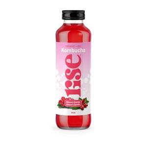 RISE Kombucha Hibiscus & Rosehips, 414mL
