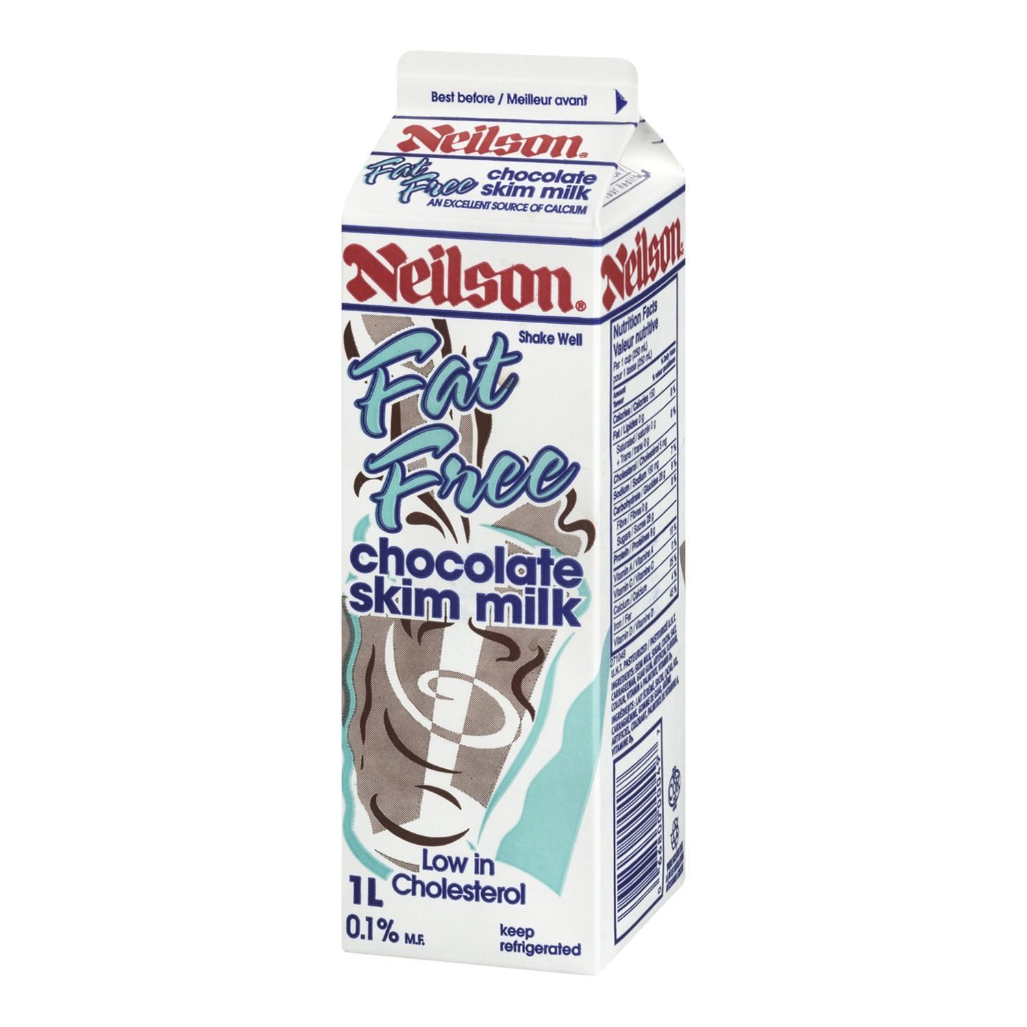 Neilson Fat Free Chocolate Milk Carton Walmart Canada