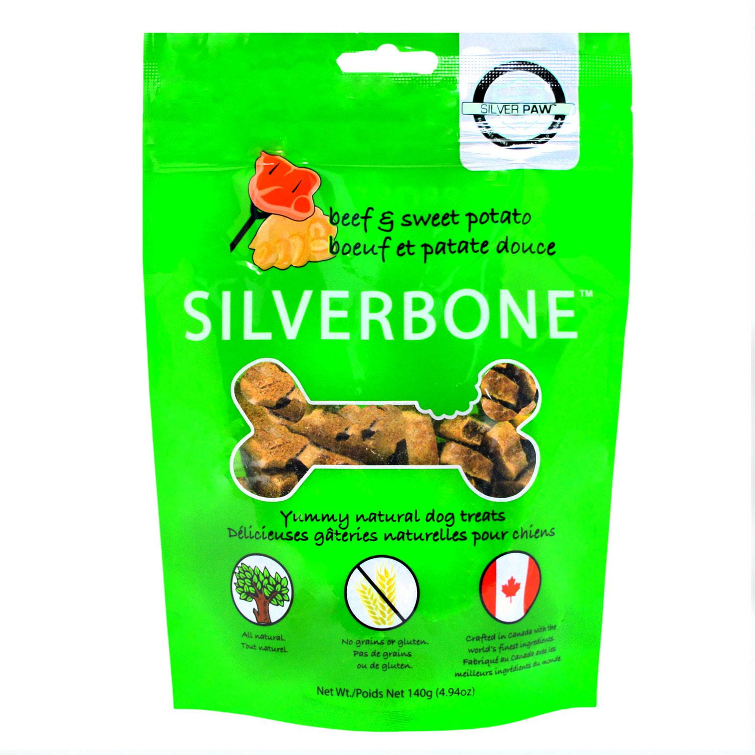 Silverbone Yummy Beef & Sweet Potato All Natural Dog Treats Walmart