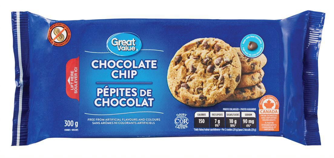 Great Value Chocolate Chip Cookies Walmart Canada