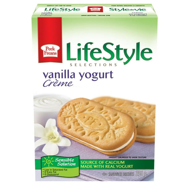 Yogourt à la vanille style de vie de Peek Freans 256 g