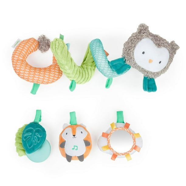 Ensemble de jouets sensoriels Montessori multisensoriels 6 en 1 pour les  bébés âgés de 6 à 12 mois et les tout-petits âgés de 1 à 3 ans, comprenant  un anneau de dentition