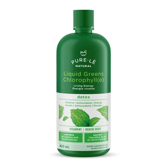 Pure-lē Natural Liquid Greens Chlorophylle Menthe