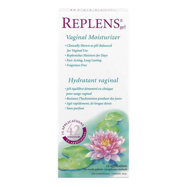 Replens Hydratant et Lubrifiant Vaginal Longue Durée, 14 applications, 35 ml