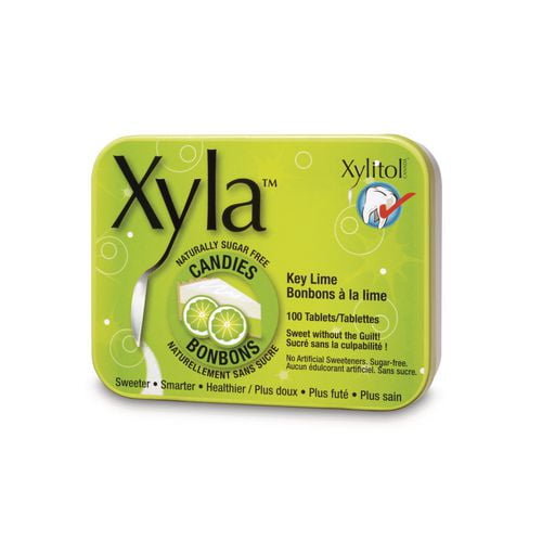 Bonbons naturellement sans sucre Xylitol de Xyla - lime