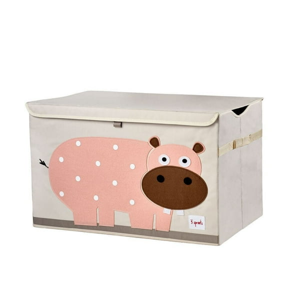 3 Sprouts Hippo Toy Chest