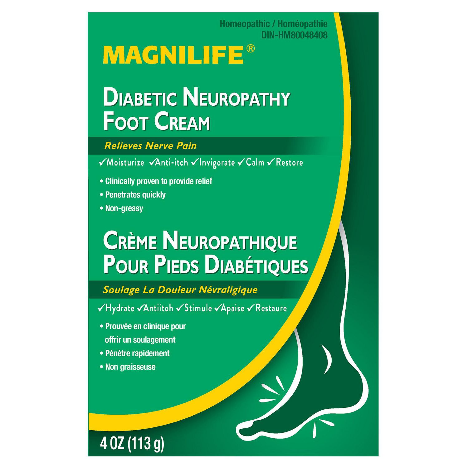 Magnilife Diabetic Neuropathy Foot.