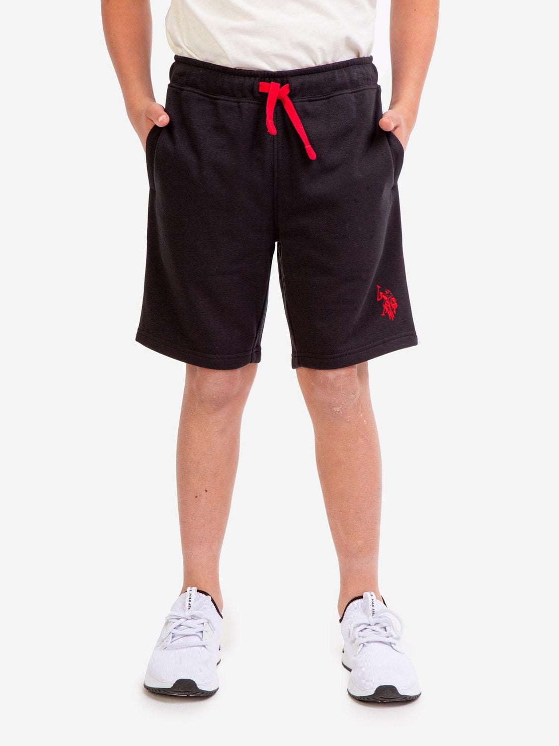 U.S. Polo Assn. Boy's Solid French Terry Short