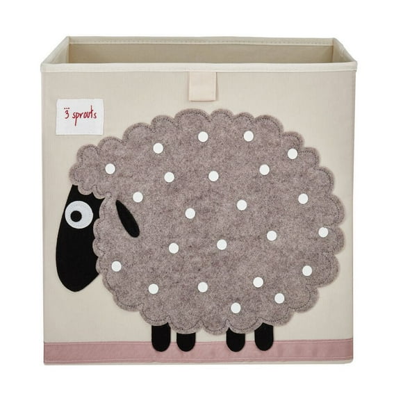 3 Sprouts Sheep Baby Toy Storage Box