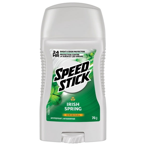Speed Stick Antiperspirant Deodorant For Men, Irish Spring Scent, 2.7 oz, 76 g