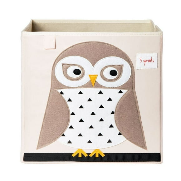 3 Sprouts Owl Baby Toy Storage Box