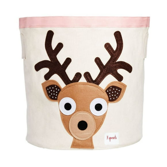 3 Sprouts Deer Baby Toys Storage Bin
