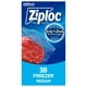 Ziploc® Freezer Bags, Grip 'n Seal Technology for Easier Grip, Open, and Close, Medium, 38 Count, 38 Bags, Medium - image 1 of 9