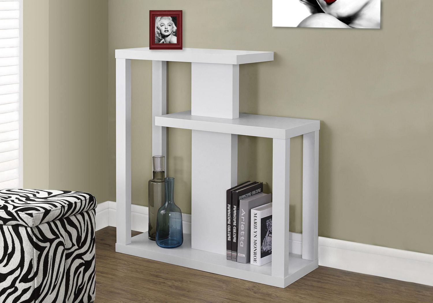 Monarch Specialties Inc Monarch Specialties White Accent Table