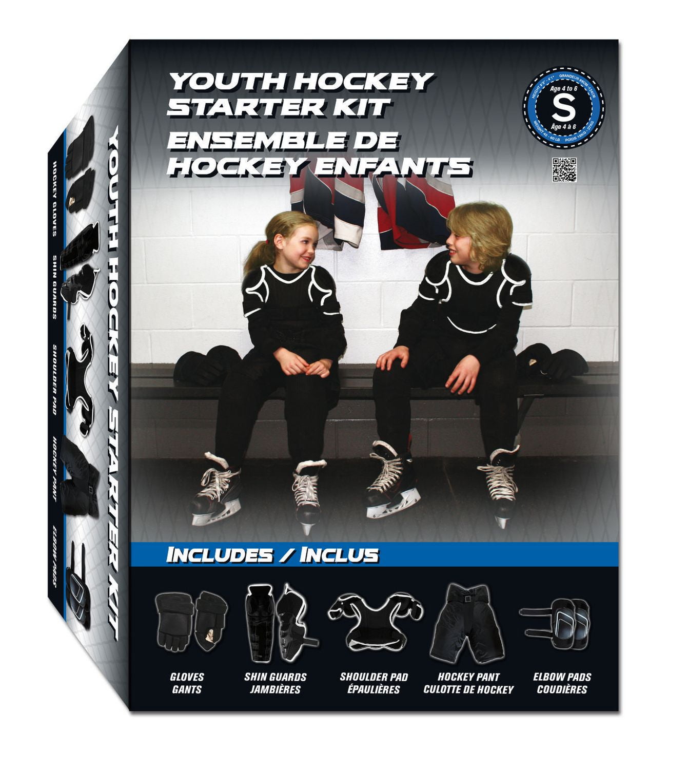 Ice Youth Hockey Starter Kit Black Walmart Canada