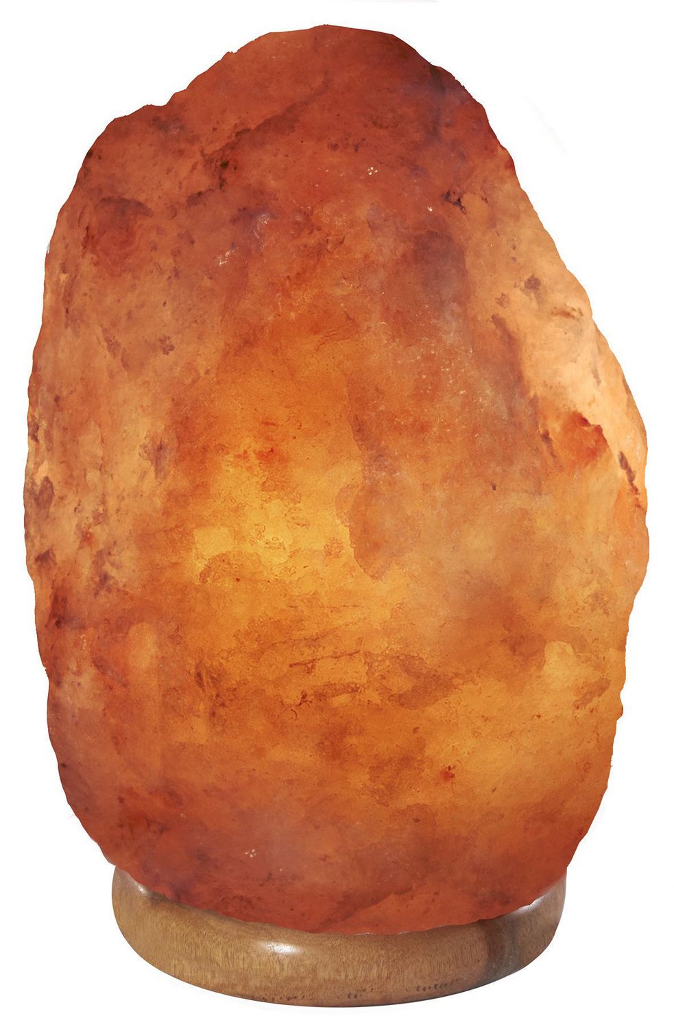 gold himalayan salt lamp