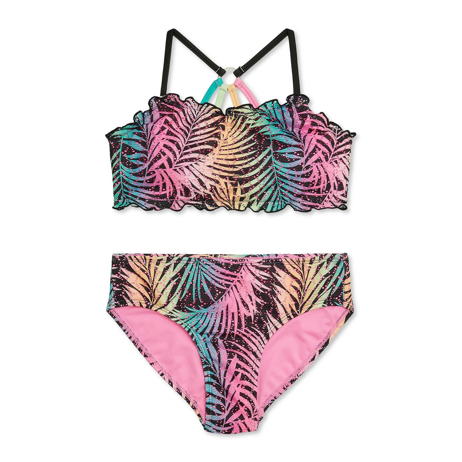 Justice Girls' Multi Strap Bikini 2-Piece Set, Sizes XS-XL