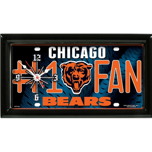 Horloge murale NFL des Bears de Chicago