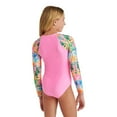 thumbnail image 2 of Justice Girls' Long Sleeve Rash Guard 1-Piece, 2 of 4