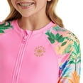 thumbnail image 3 of Justice Girls' Long Sleeve Rash Guard 1-Piece, 3 of 4
