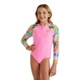 thumbnail image 1 of Justice Girls' Long Sleeve Rash Guard 1-Piece, 1 of 4