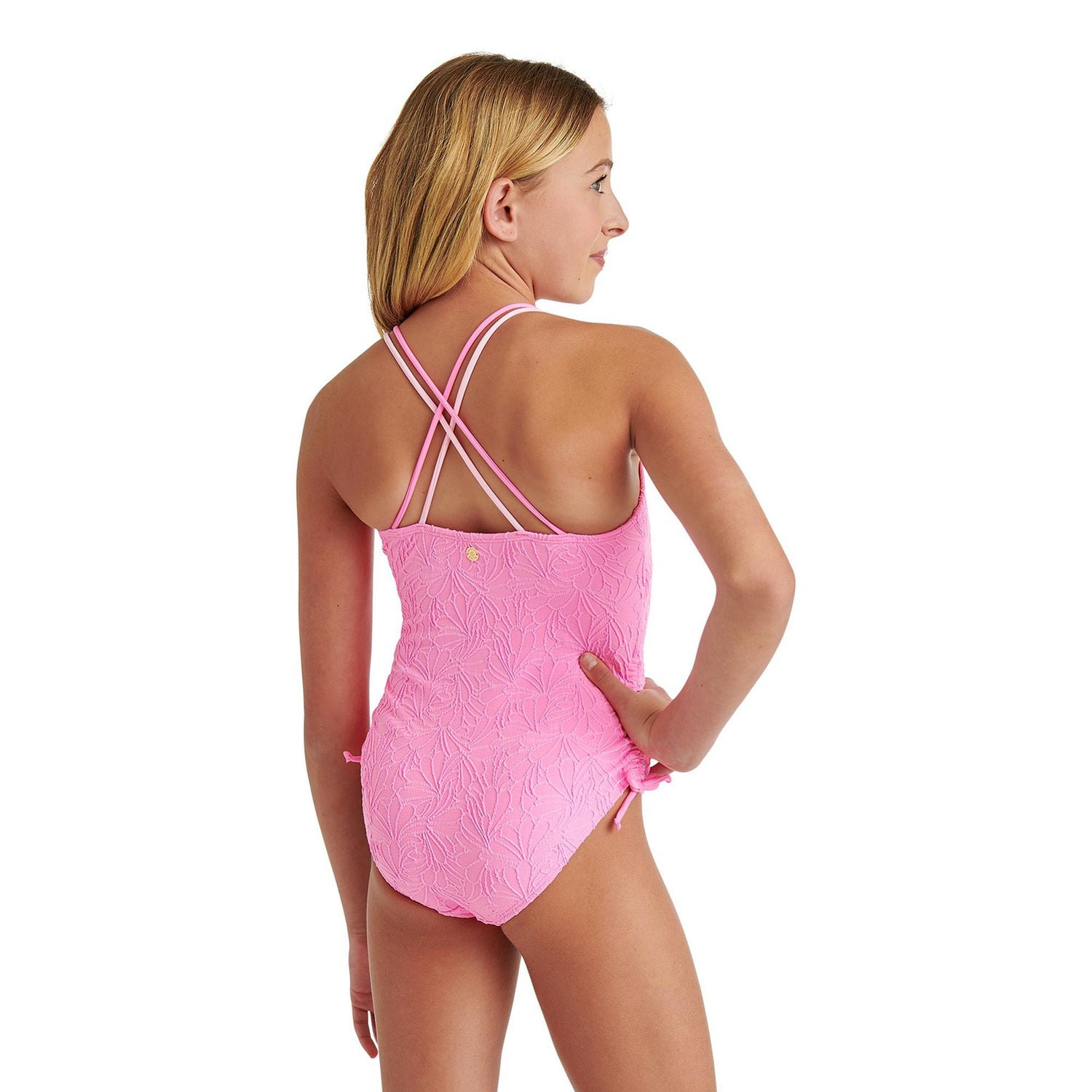 Justice Girls' Textured 1-Piece, Sizes XS-XL