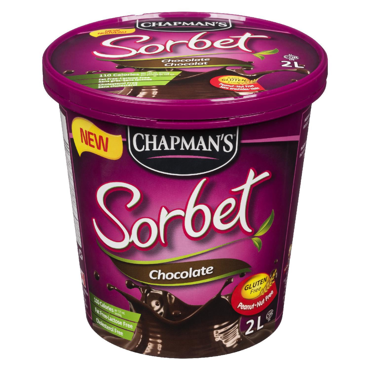 Chapman's Ice Cream Chapman's Chocolate Sorbet Walmart Canada