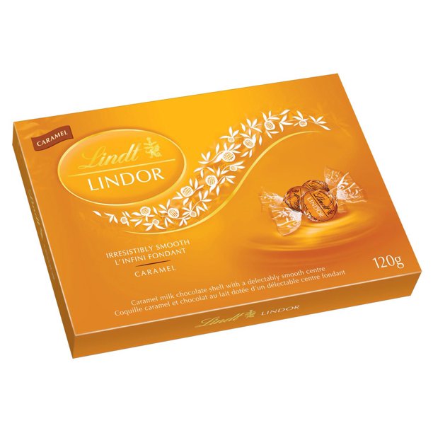 Lindt Lindor Irresistibly Smooth Caramel Milk Chocolate Box Walmartca 6382