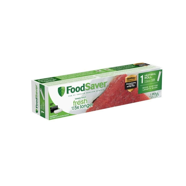 Rouleaux d'emballage sous vide FoodSaver, 20,3 cm x 6,09 m et 27,9 cm x  4,87 m, paquet varié, 5 unités 