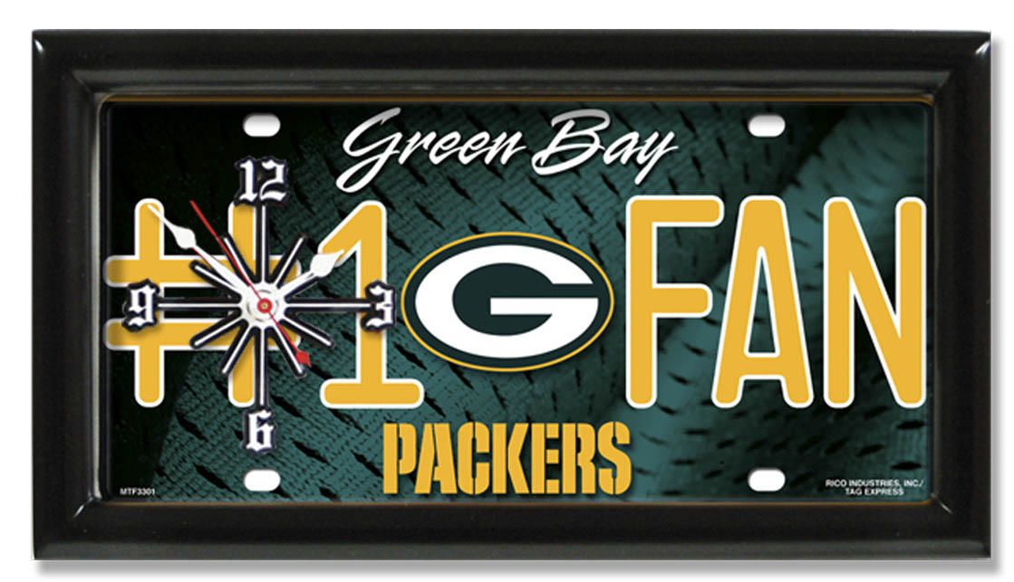 GTEI NFL Green Bay Packers Metal Wall Clock Walmart Canada