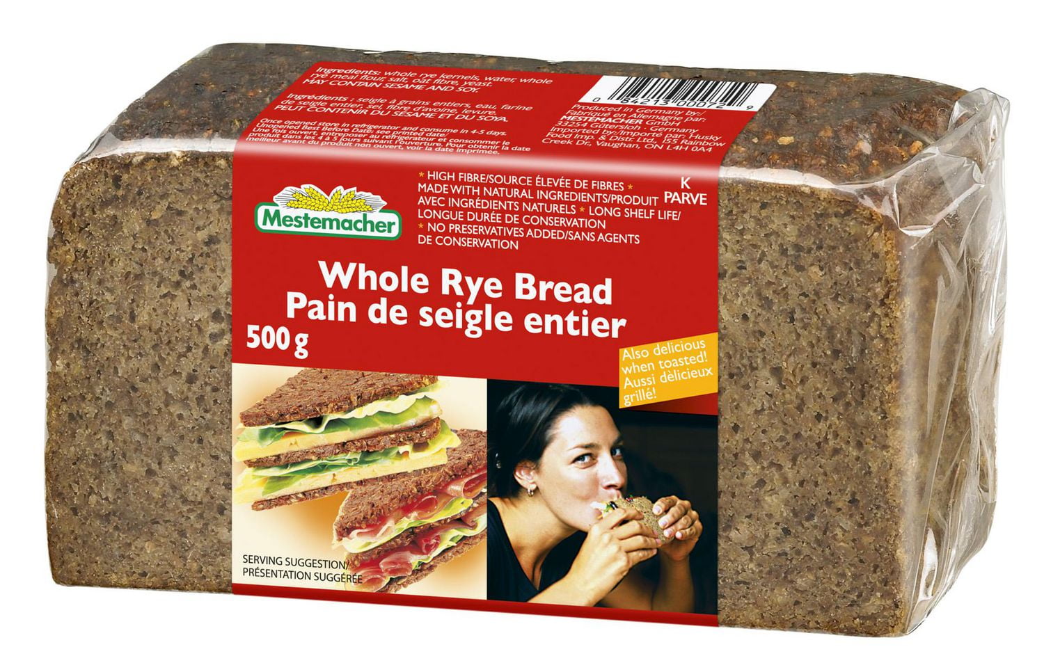 rye wholegrain mestemacher grains asda pumpernickel