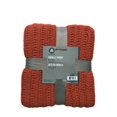 thumbnail image 1 of Couverture-jeté hometrends en chenille orange, 1 of 1