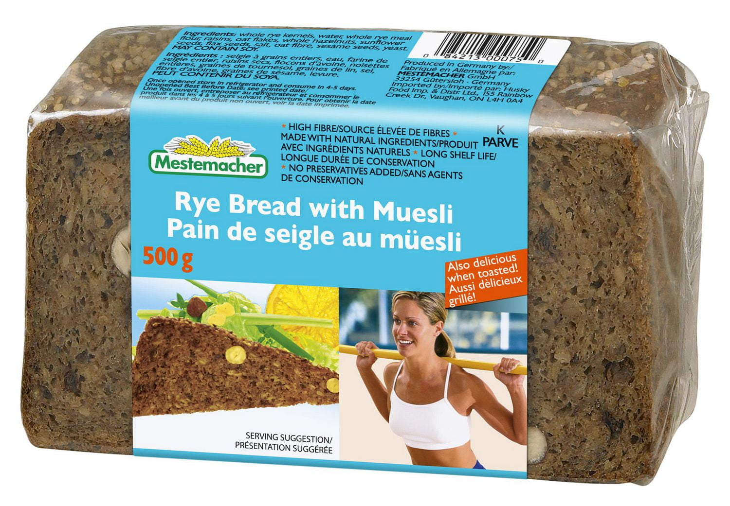 Mestemacher Rye Bread with Muesli, 500g Walmart Canada